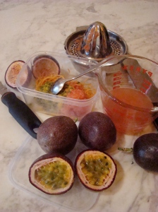 Passionfruit and Grapefruit