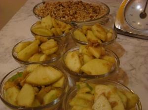Apples ready for baking
