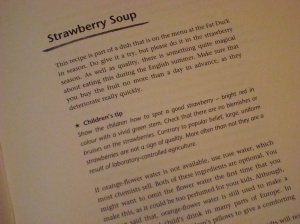 Strawberry Soup recipe Family Food Heston Blumenthal