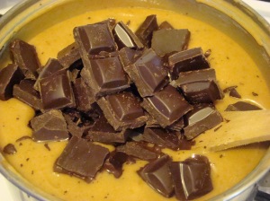 Chocolate caramel fudge